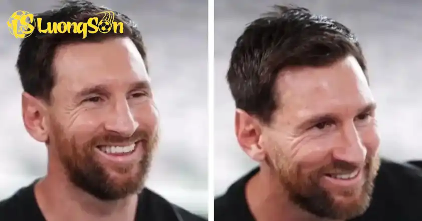 Messi luôn tỏ ra khiêm tốn trong suốt buổi phỏng vấn