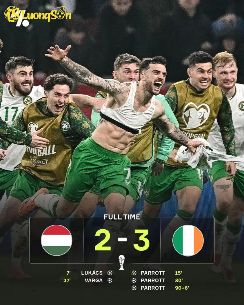 Hat trick ấn tượng của Troy Parrott.